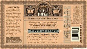 Full Sail Brewer's Share: Imperial Lager